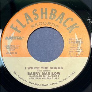 Barry Manilow I Write the Songs / Could It Be Magic 45 Pop Arista Flashback 9123